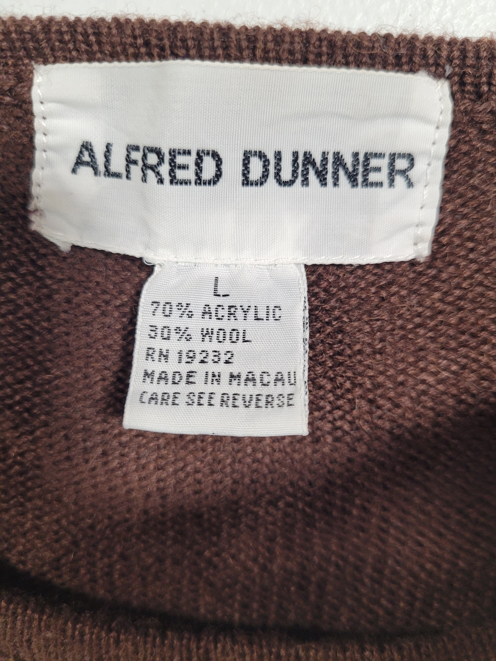 Alfred Dunner Brown Sequin Floral Crewneck Sweater - Picture 2 of 4